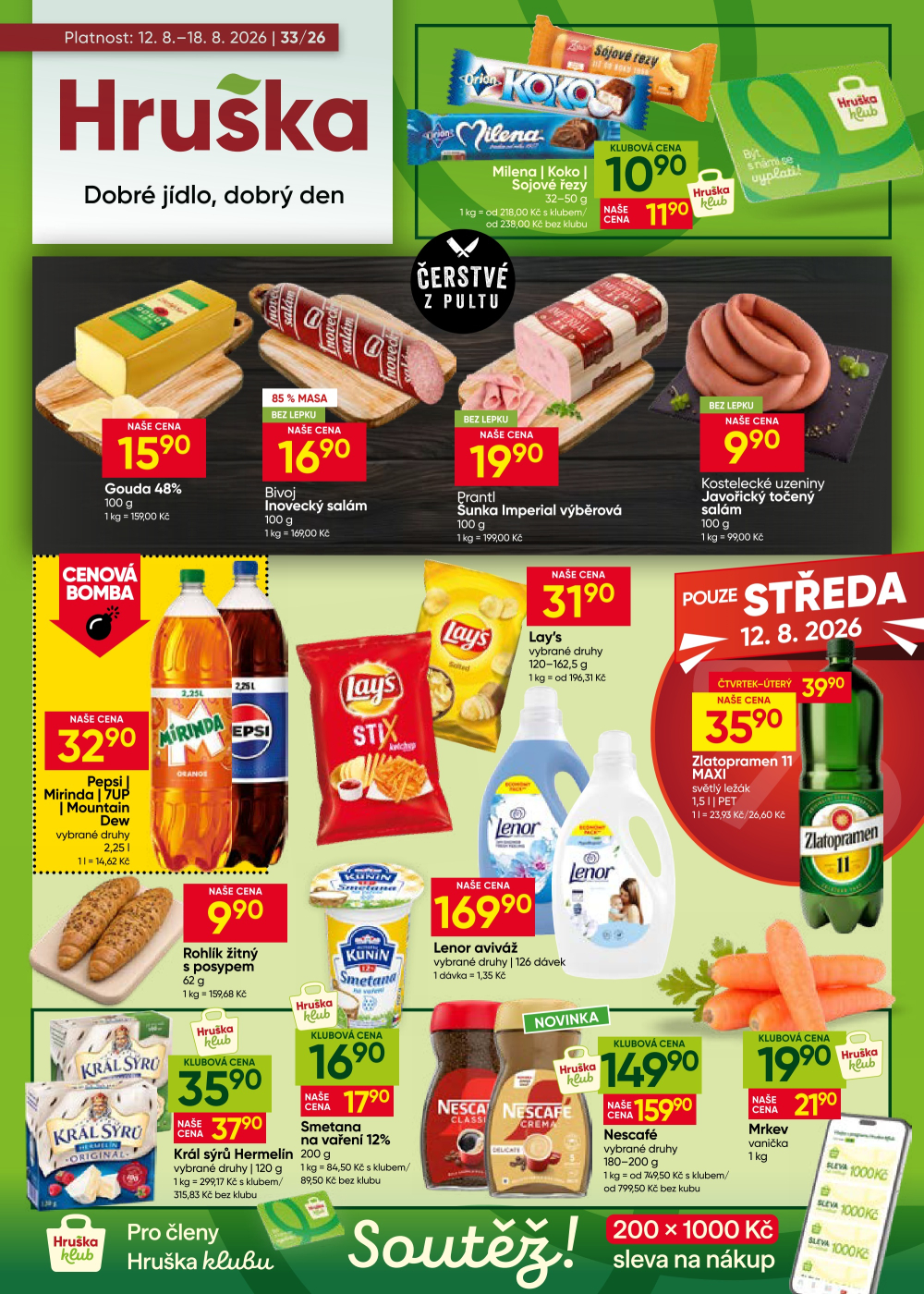 Leták Hruška leták - strana 1