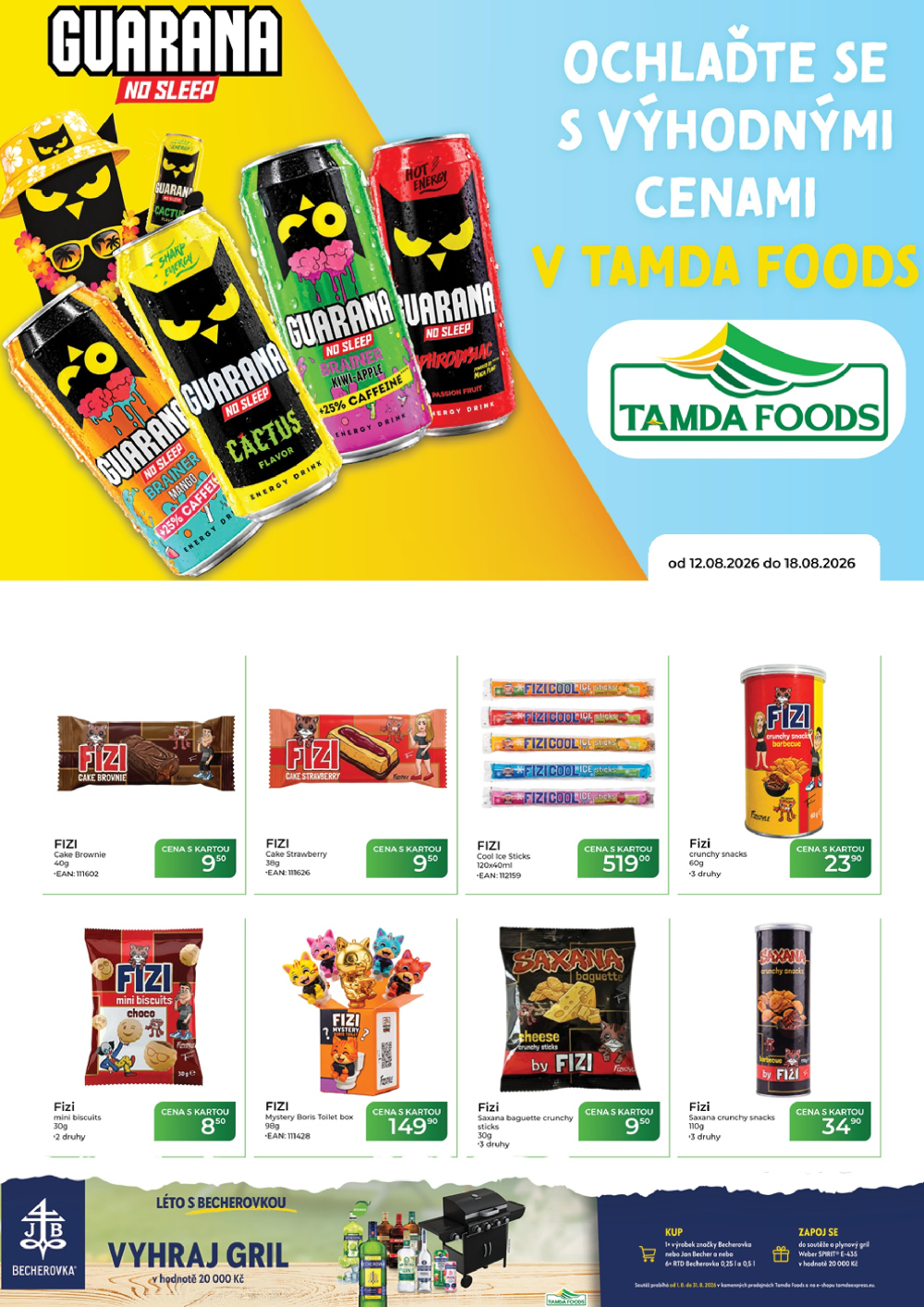 Leták TAMDA FOODS leták - strana 1