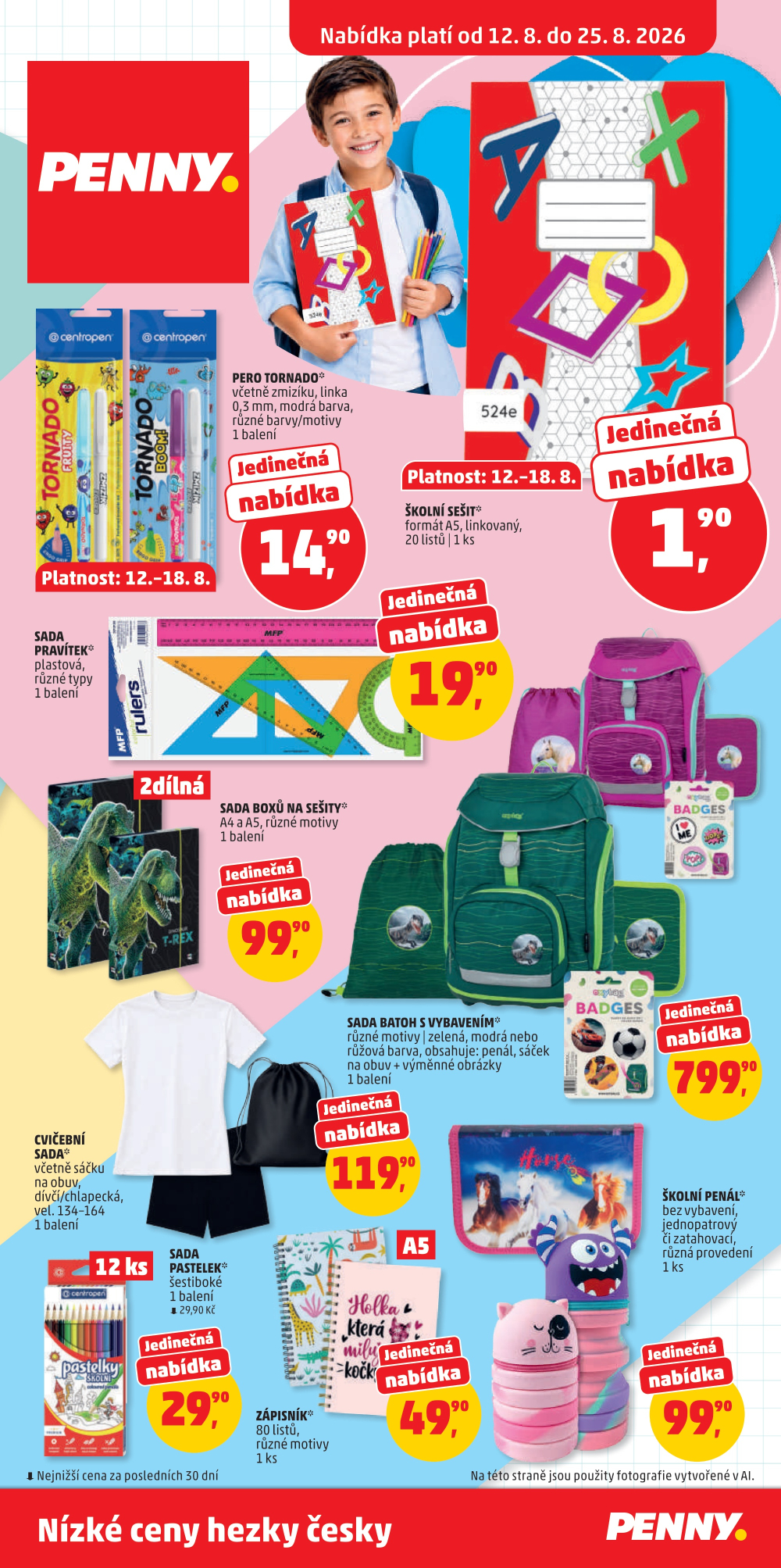 Leták Penny Market  leták - Škola - strana 1