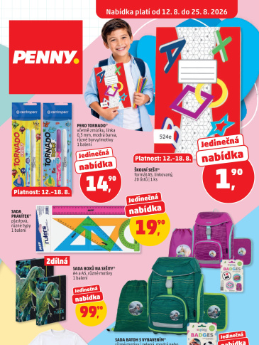 Penny Market  leták - Škola