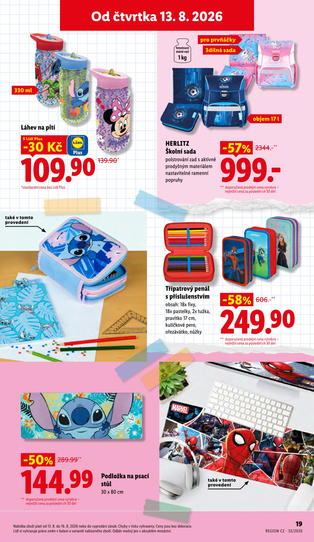 Leták Lidl leták - Škola volá lá lá - strana 19