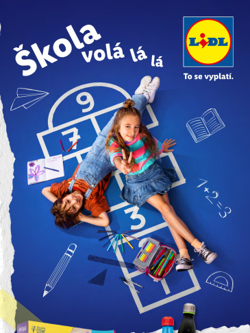 Lidl leták - Škola volá lá lá