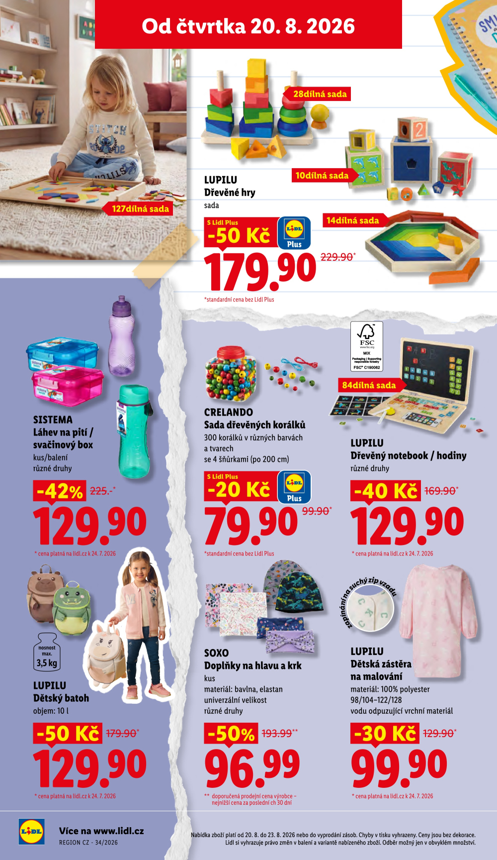 Leták Lidl leták - Škola volá lá lá - strana 20