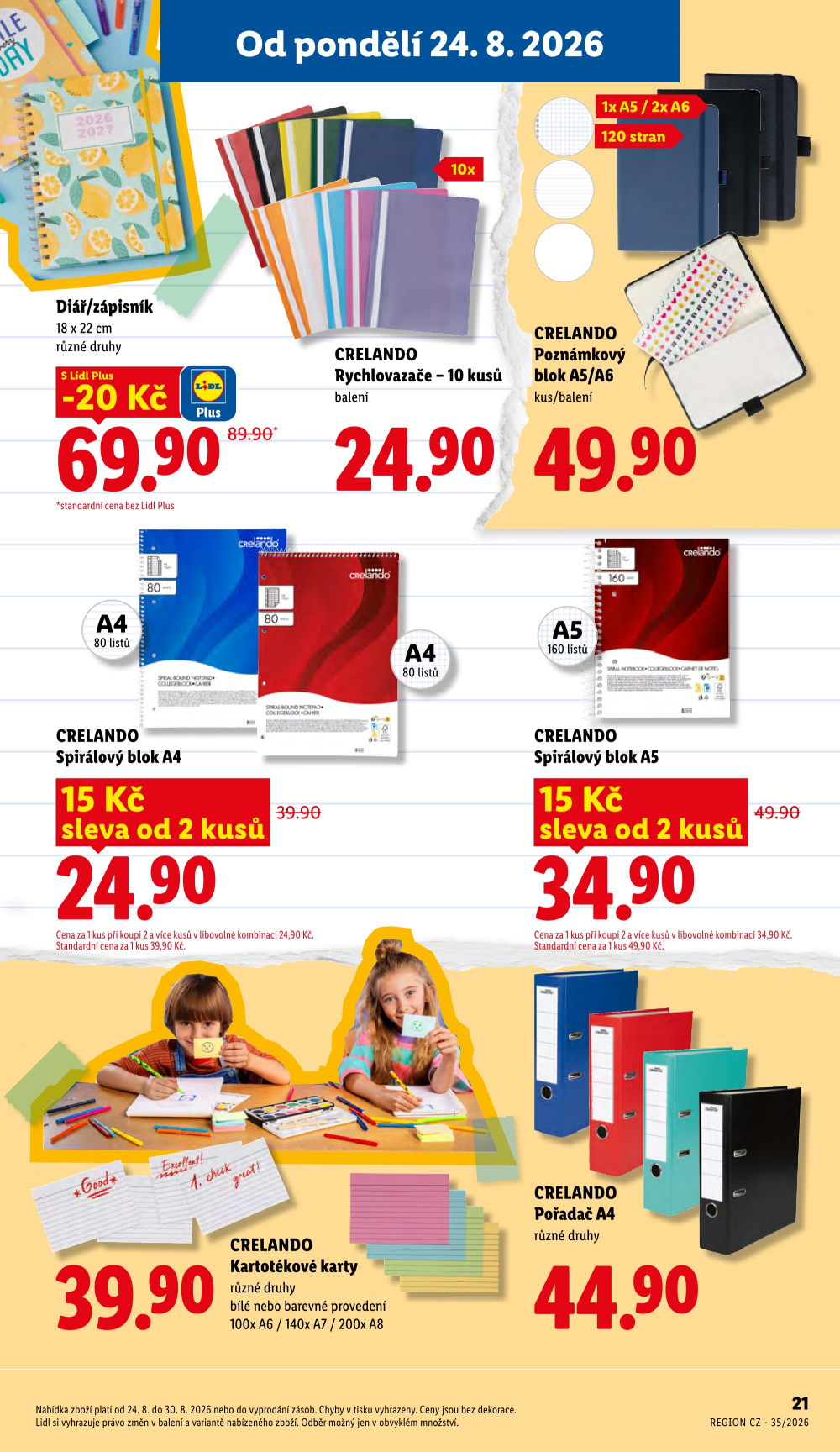 Leták Lidl leták - Škola volá lá lá - strana 21