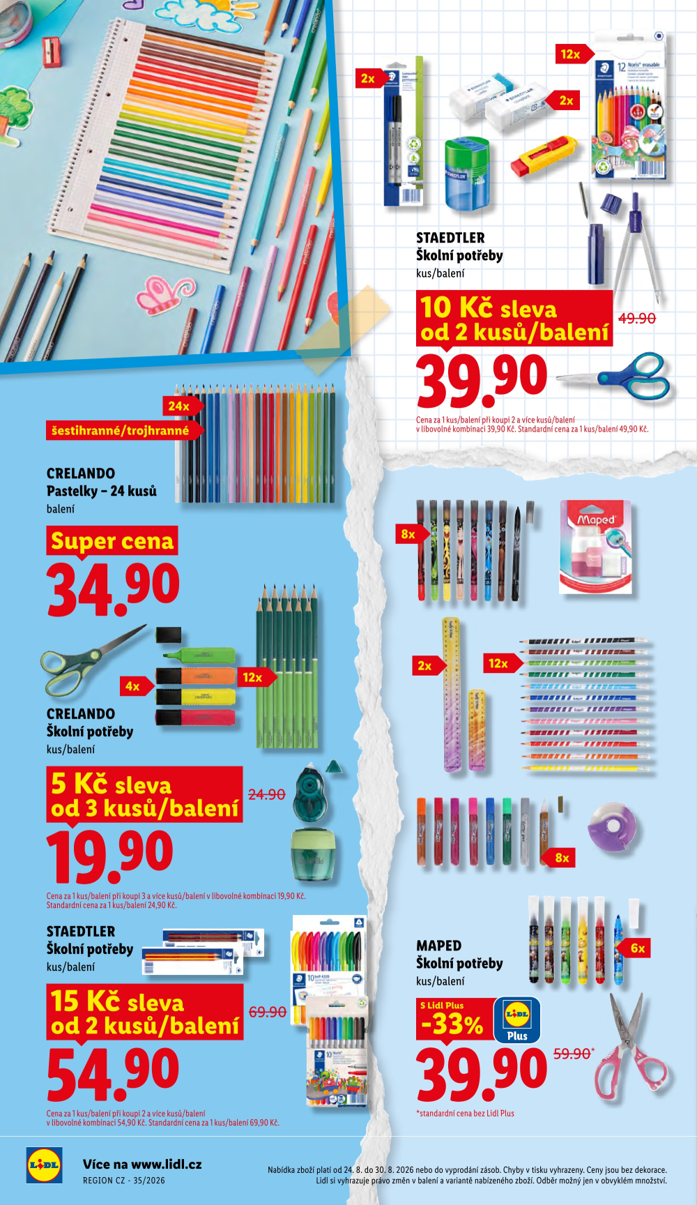 Leták Lidl leták - Škola volá lá lá - strana 22