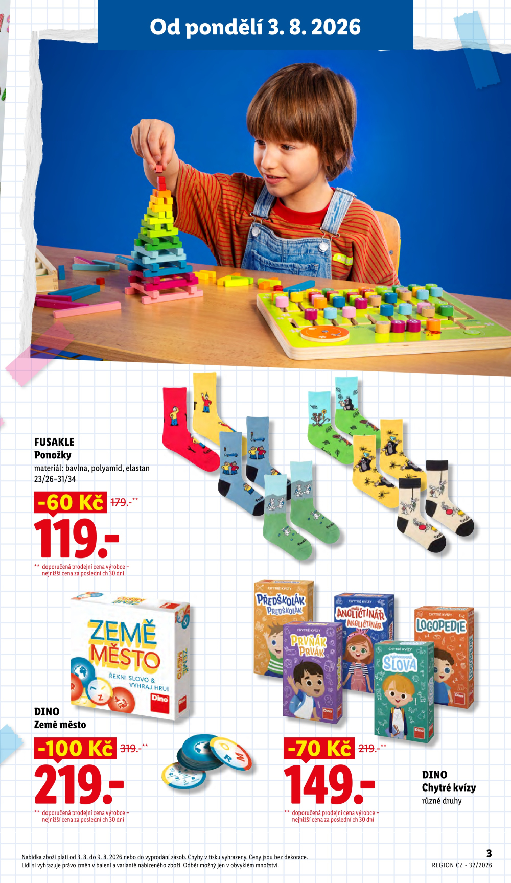 Leták Lidl leták - Škola volá lá lá - strana 3