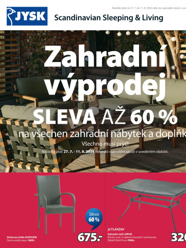 Jysk leták