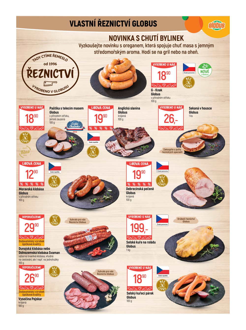 Leták Globus leták Praha - Černý Most - strana 6