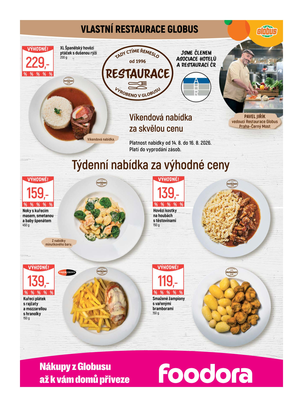 Leták Globus leták Praha - Černý Most - strana 8