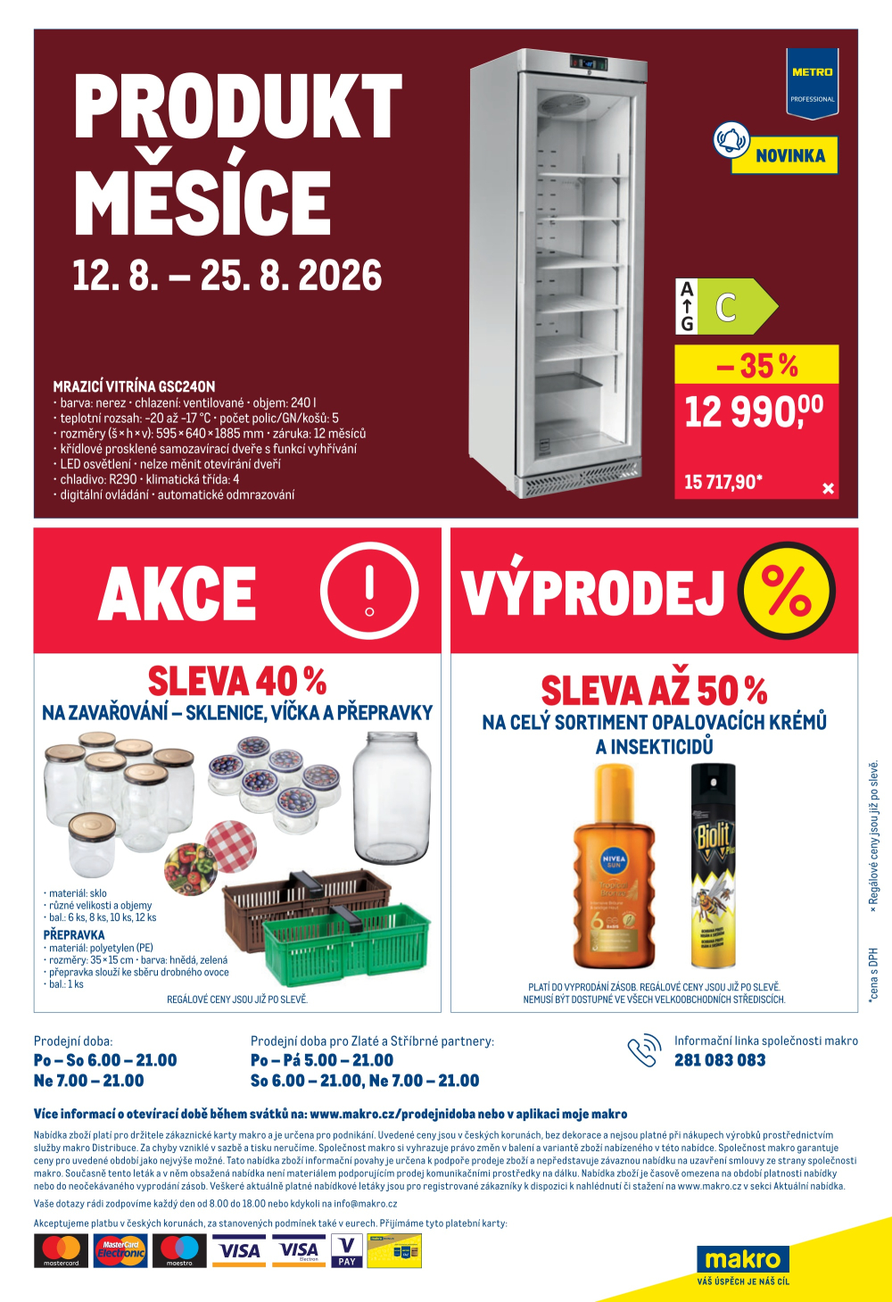 Leták Makro leták - Spotřební zboží, úklid, kosmetika a školní potřeby - strana 16