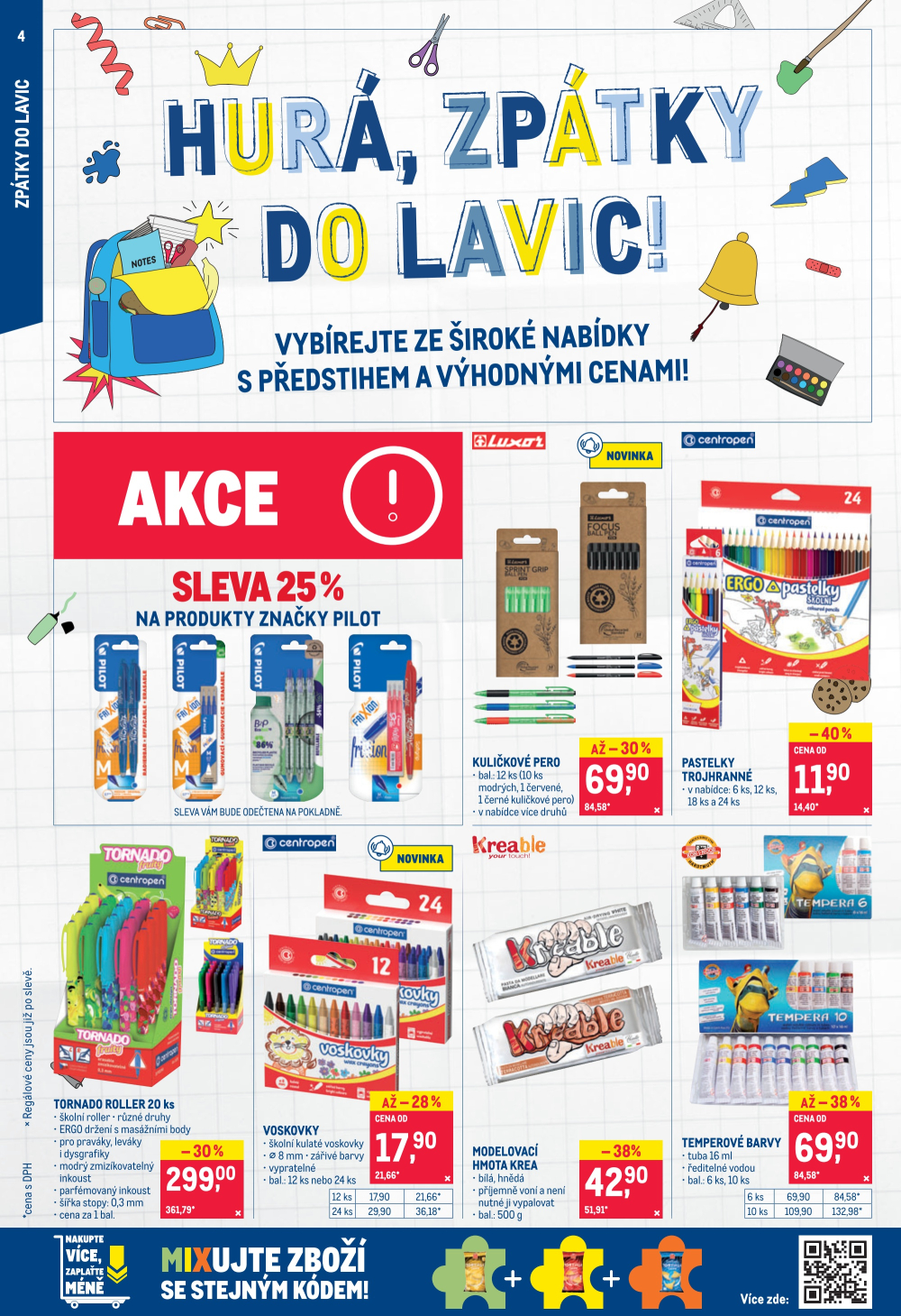 Leták Makro leták - Spotřební zboží, úklid, kosmetika a školní potřeby - strana 4