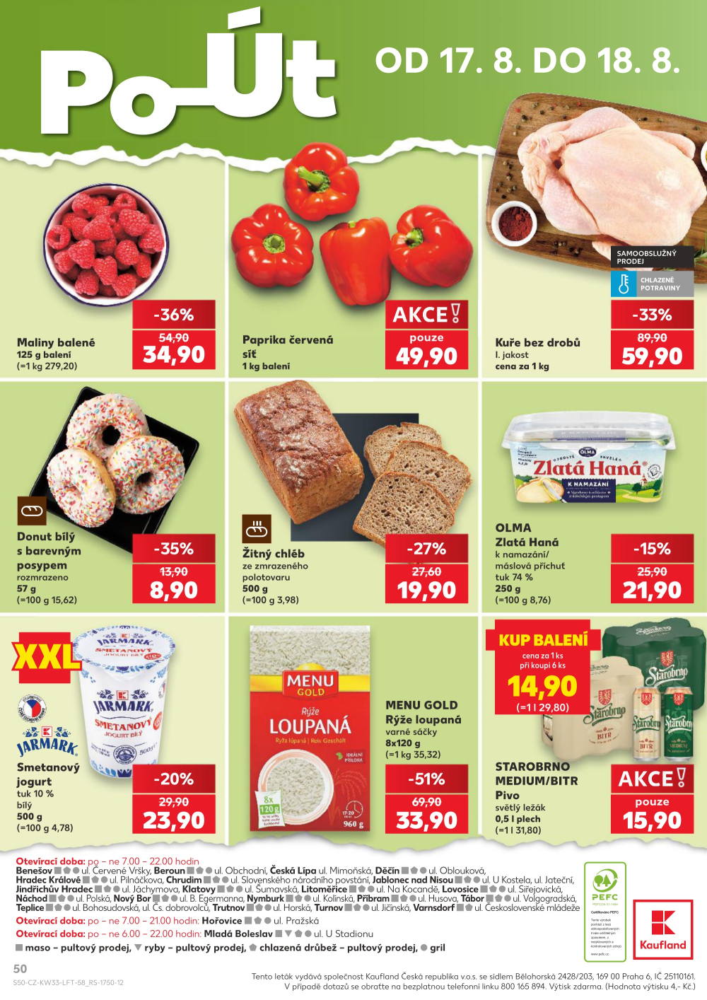 Leták Kaufland leták Varnsdorf - strana 50