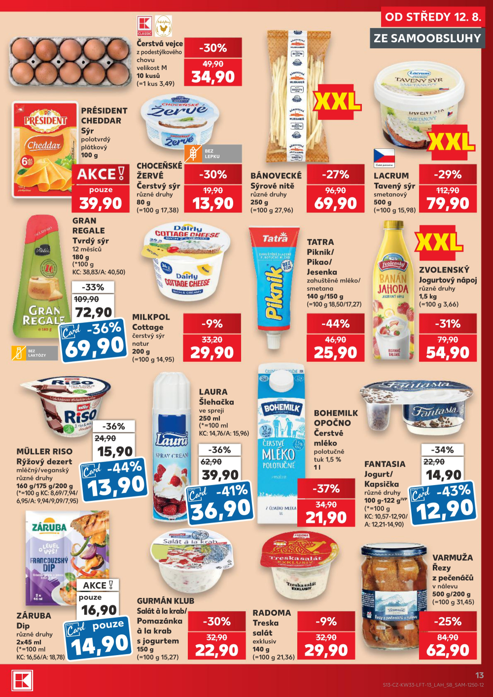 Leták Kaufland leták Praha 6 - Podbaba - strana 13
