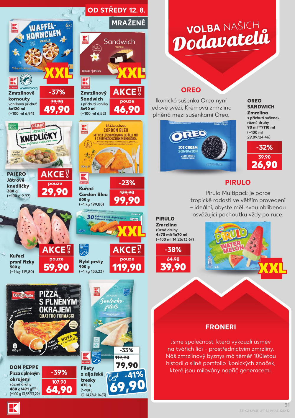 Leták Kaufland leták Praha 6 - Podbaba - strana 31
