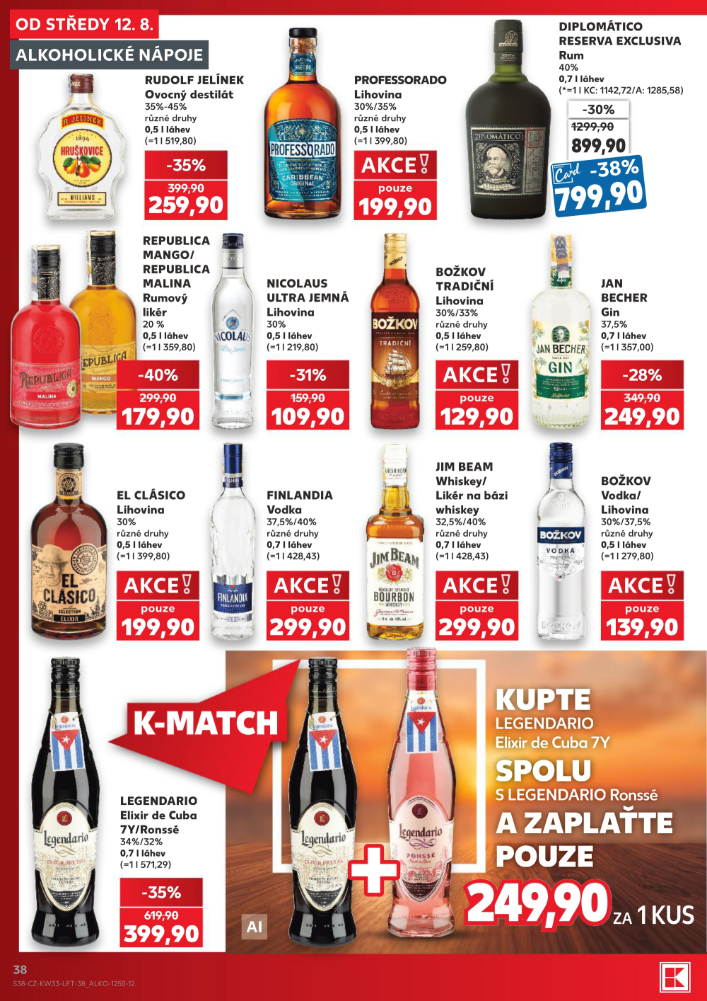 Leták Kaufland leták Praha 6 - Podbaba - strana 38