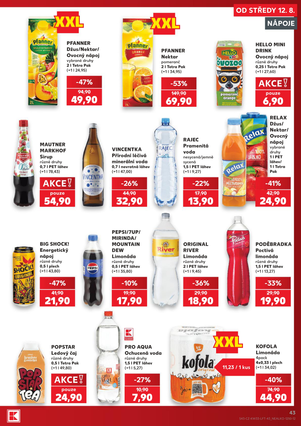 Leták Kaufland leták Praha 3 - Jarov - strana 43