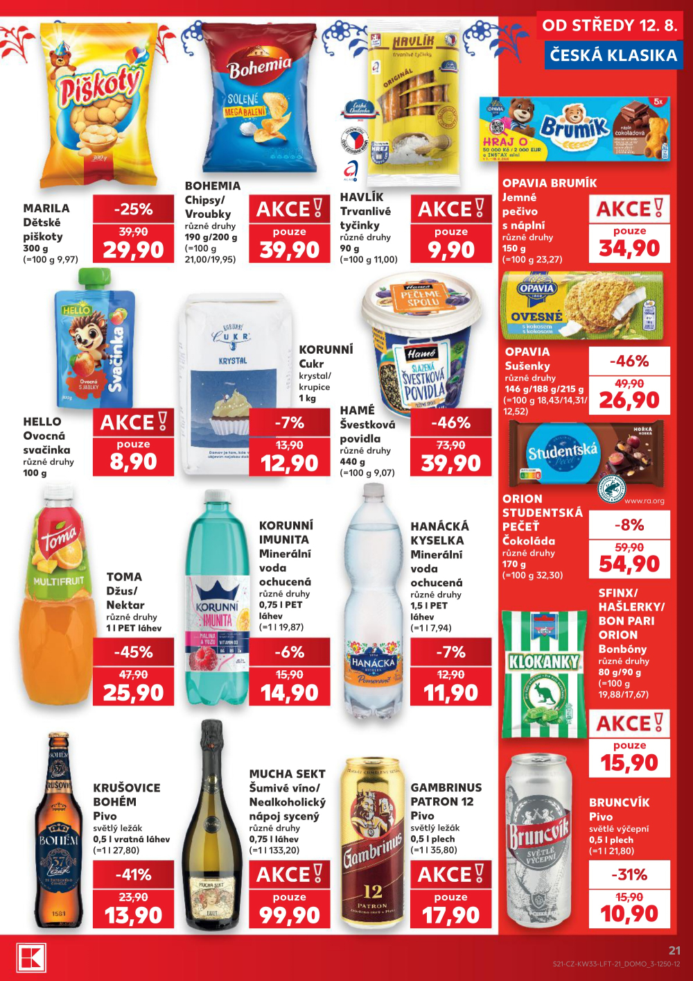 Leták Kaufland leták Praha 4 - Modřany - strana 21