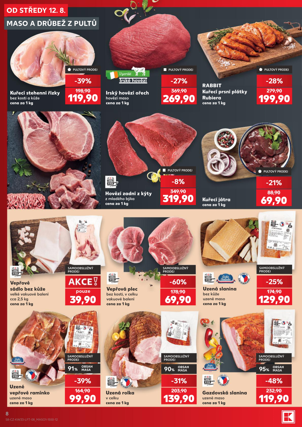 Leták Kaufland leták Praha 4 - Modřany - strana 8