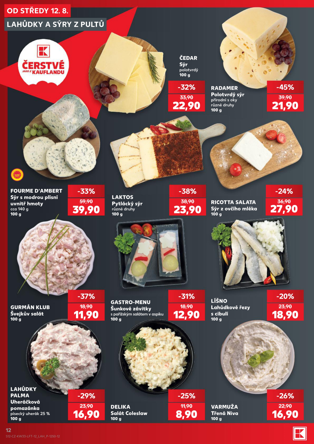 Leták Kaufland leták Praha 4 - Michle - strana 12