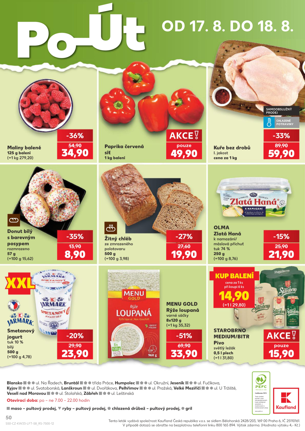 Leták Kaufland leták Blansko - strana 50