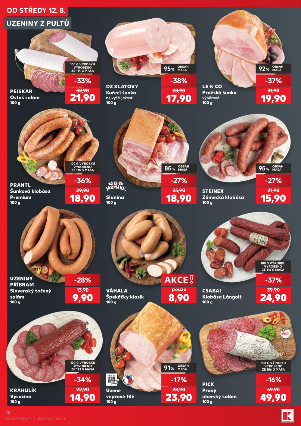 Leták Kaufland leták Praha 8 - Libeň - strana 10