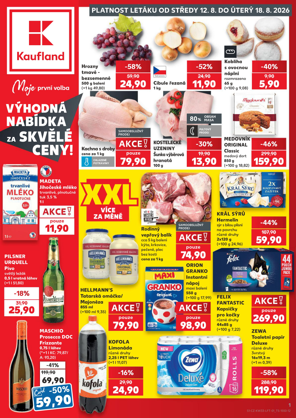 Leták Kaufland leták Praha 8 - Libeň - strana 1