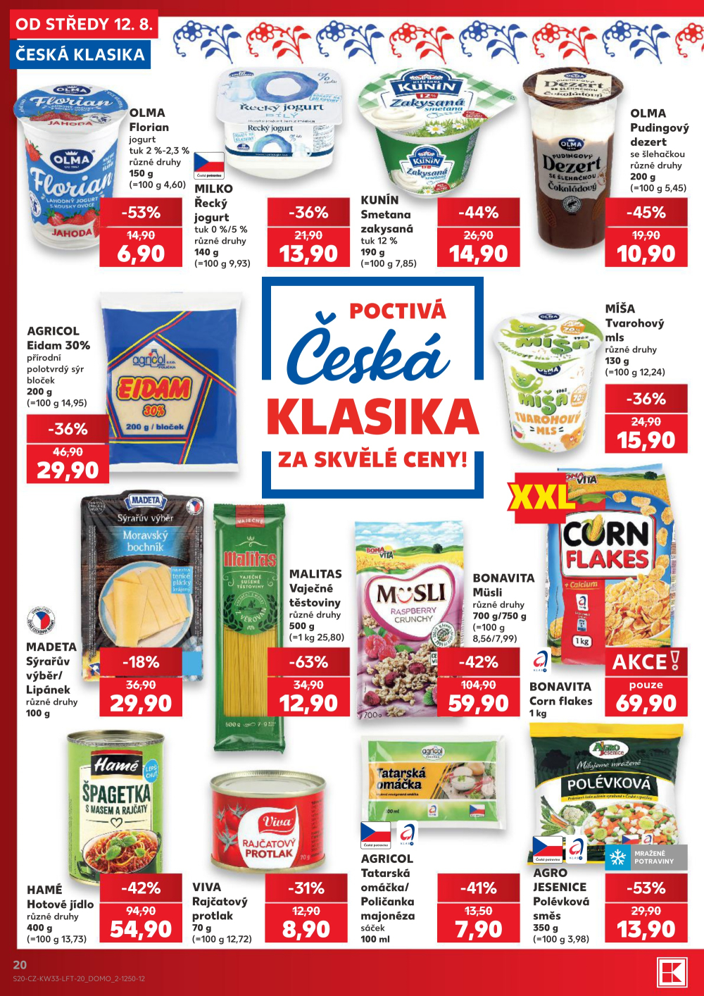 Leták Kaufland leták Praha 8 - Libeň - strana 20
