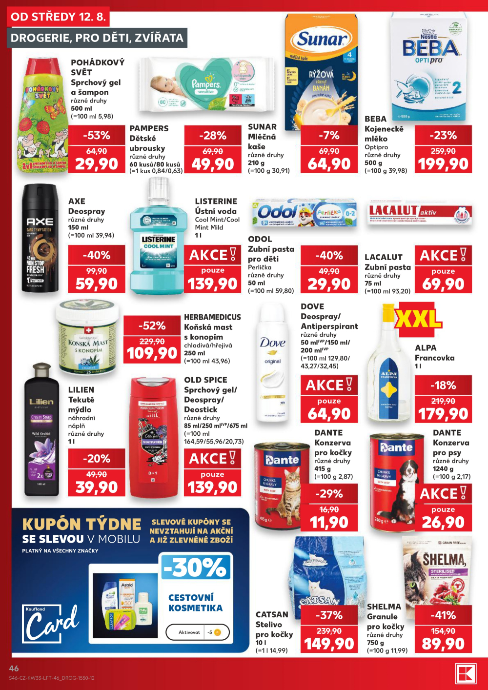 Leták Kaufland leták Praha 8 - Libeň - strana 46