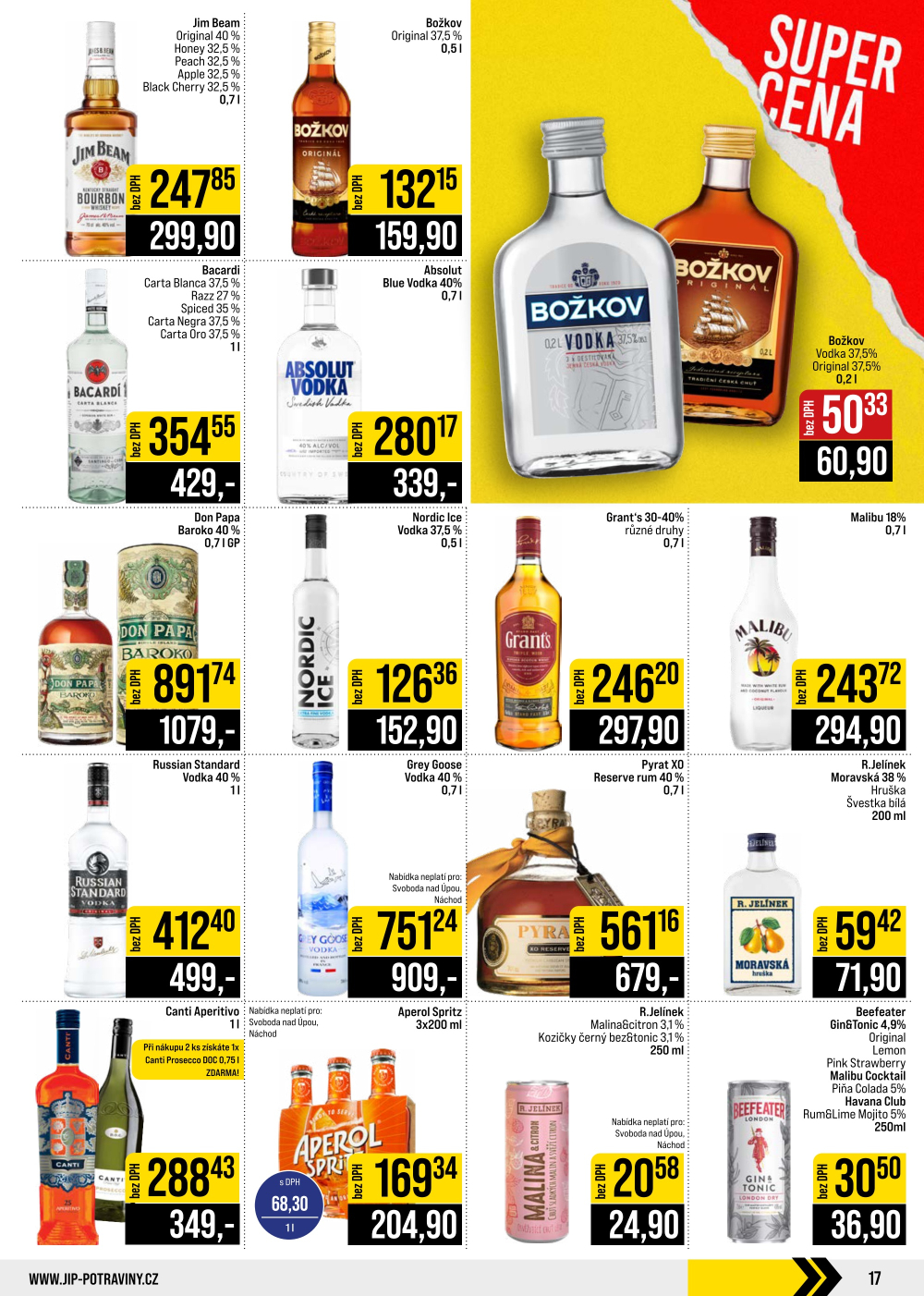 Leták JIP leták CC Cash & Carry - České Budějovice, Most, Náchod, Svoboda nad Úpou, Sušice - strana 17