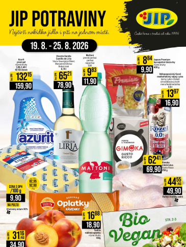 JIP leták CC Cash & Carry - České Budějovice, Most, Náchod, Svoboda nad Úpou, Sušice