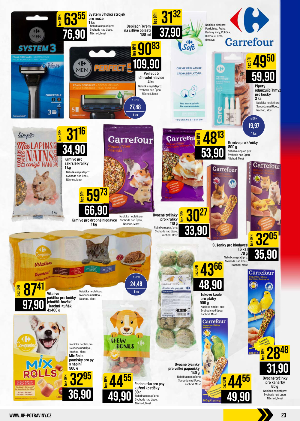 Leták JIP leták CC Cash & Carry - České Budějovice, Most, Náchod, Svoboda nad Úpou, Sušice - strana 23