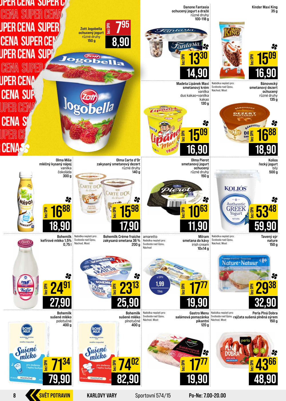 Leták JIP leták CC Cash & Carry - České Budějovice, Most, Náchod, Svoboda nad Úpou, Sušice - strana 8