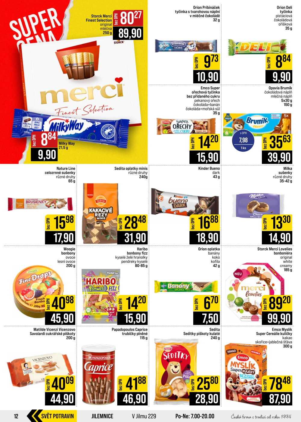 Leták JIP leták CC Cash & Carry - Brno, Ostrava, Praha, Polička, Olomouc, Karlovy Vary, Zlín, Jilemnice, Pardubice - strana 12
