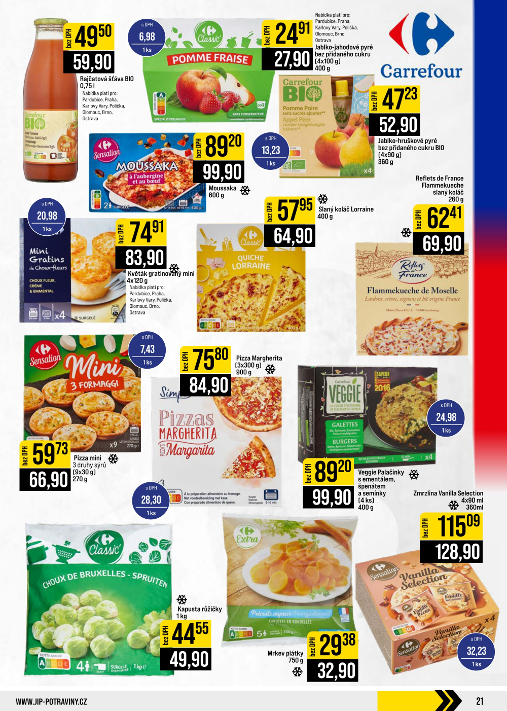 Leták JIP leták CC Cash & Carry - Brno, Ostrava, Praha, Polička, Olomouc, Karlovy Vary, Zlín, Jilemnice, Pardubice - strana 21