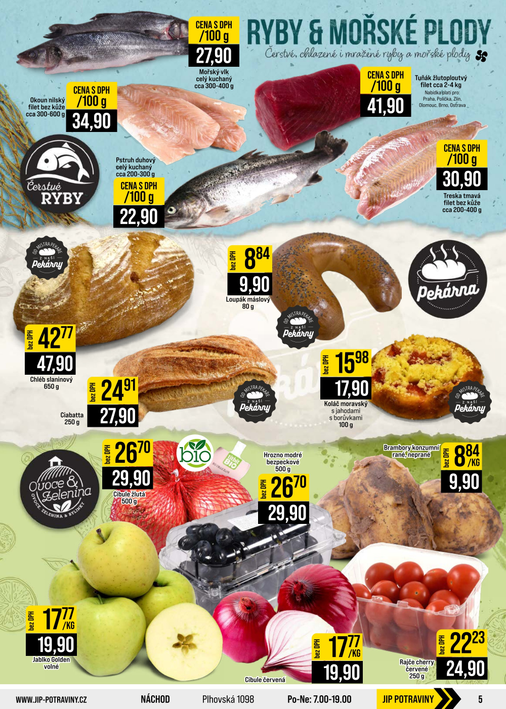 Leták JIP leták CC Cash & Carry - Brno, Ostrava, Praha, Polička, Olomouc, Karlovy Vary, Zlín, Jilemnice, Pardubice - strana 5