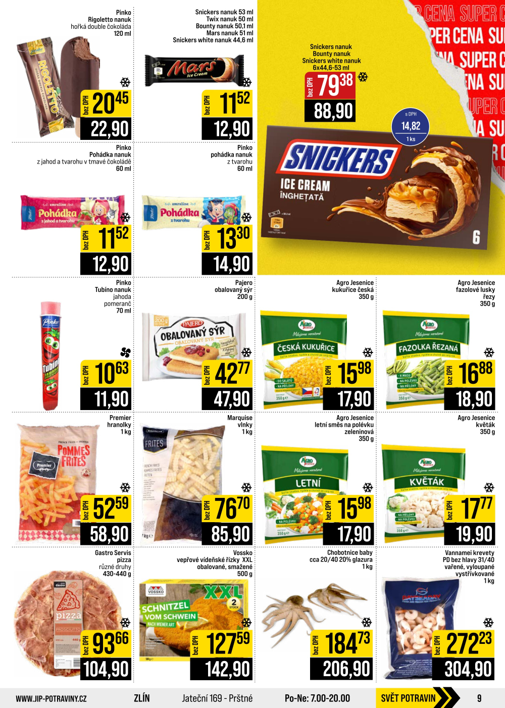 Leták JIP leták CC Cash & Carry - Brno, Ostrava, Praha, Polička, Olomouc, Karlovy Vary, Zlín, Jilemnice, Pardubice - strana 9
