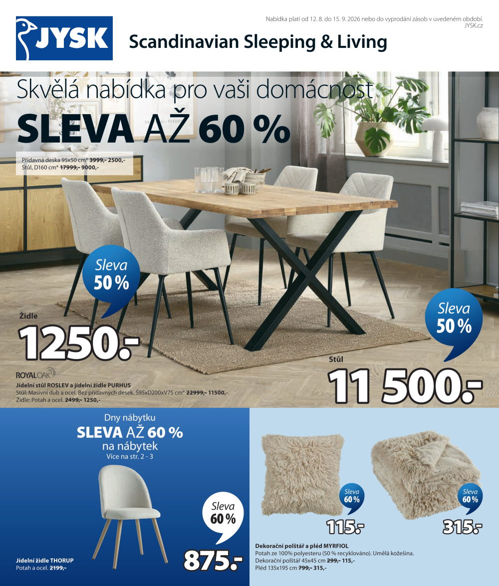 Leták Jysk leták - strana 1