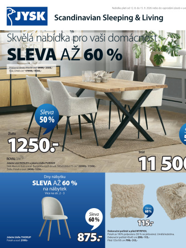 Jysk leták
