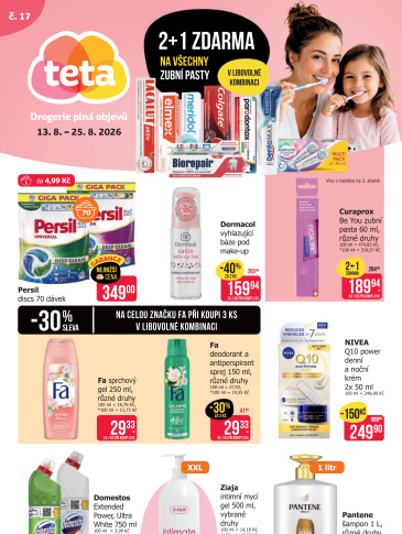 Teta drogerie leták