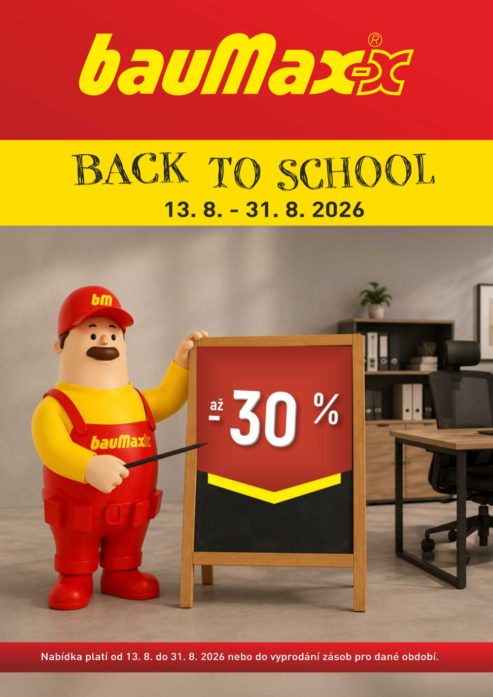 Leták bauMax leták - Back to School - strana 1