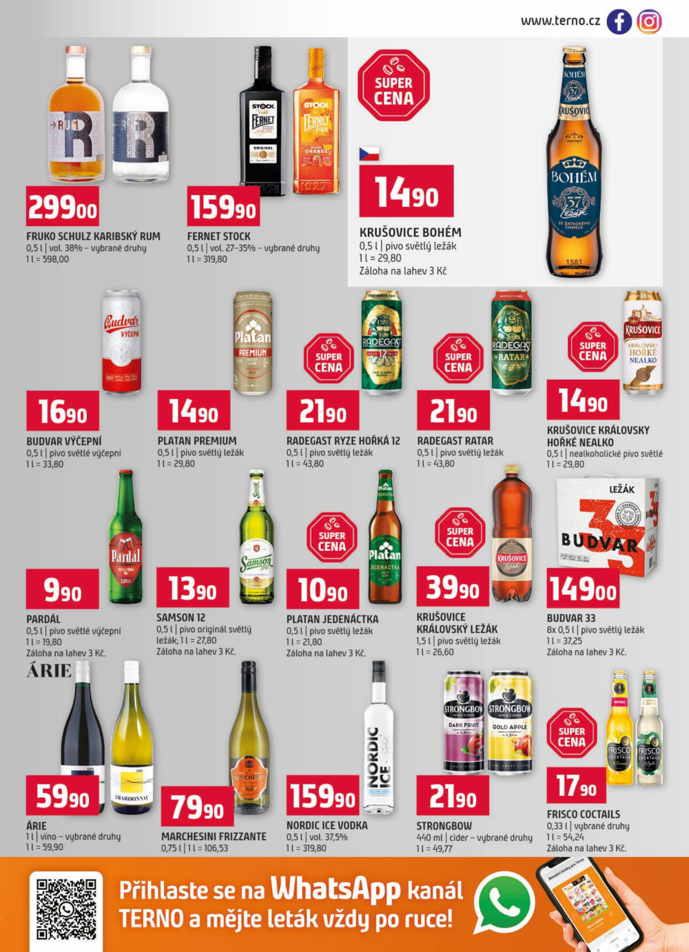 Leták Terno leták - České Budějovice - strana 13