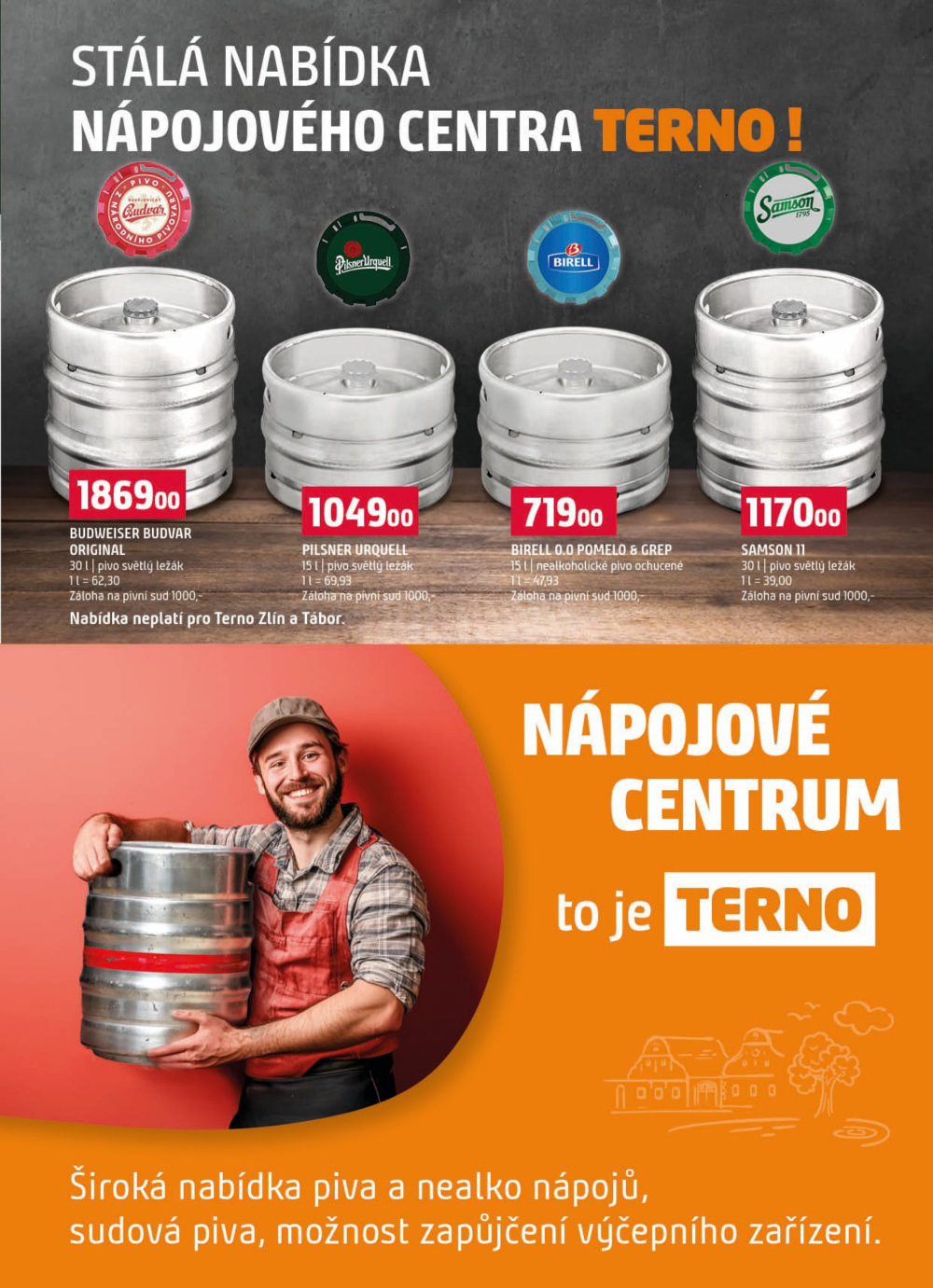 Leták Terno leták - Prachatice, Strakonice, Blatná, Tábor - strana 19