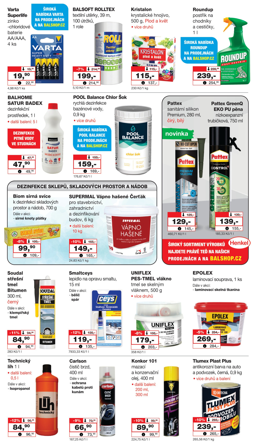 Leták Barvy a laky drogerie - strana 4