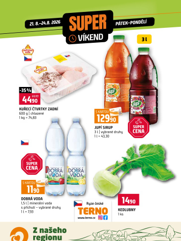 Terno leták - Víkendovka