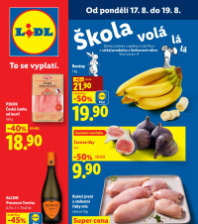 Akční leták Lidl  od pondělí