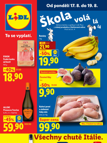 Lidl leták od pondělí