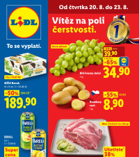Akční leták Lidl  od čtvrtka