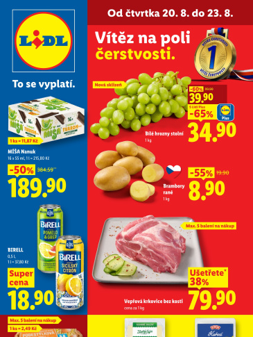 Lidl leták od čtvrtka