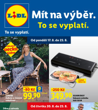 Akční leták Lidl  - Nabídka spotřebního zboží