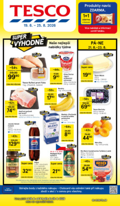 Tesco hypermarket leták